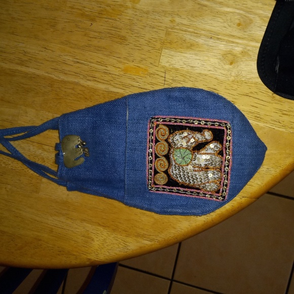 Handmade Jean handbag - Picture 3 of 7